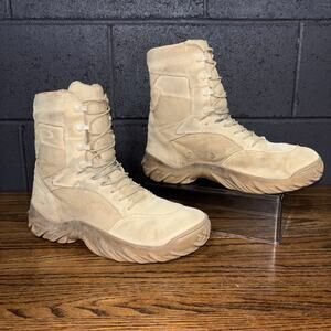 Oakley Made in USA Desert Tan Tactical Military combat Boots Mens 10 Early 2000s